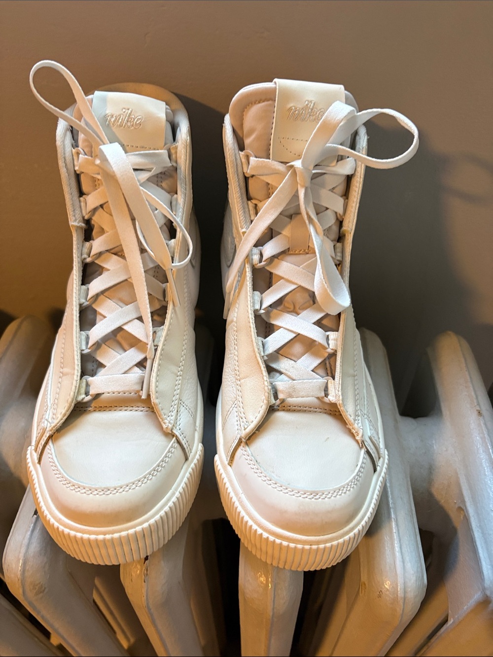 Nike Women’s Cream High-Top Sneakers